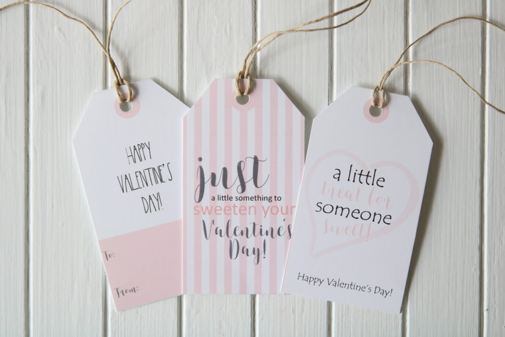 Valentines day gift tags